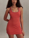 Varley Ruan Court Dress 30" in Baked Apple