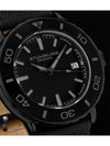 Stuhrling Explorer 4041 Quartz 40mm Diver - Black Case and Strap