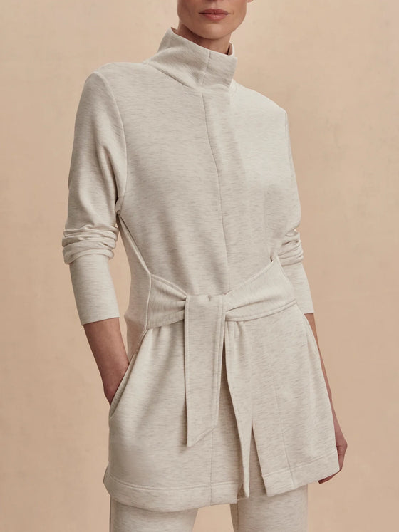 Varley Anset Jacket in Ivory Marl
