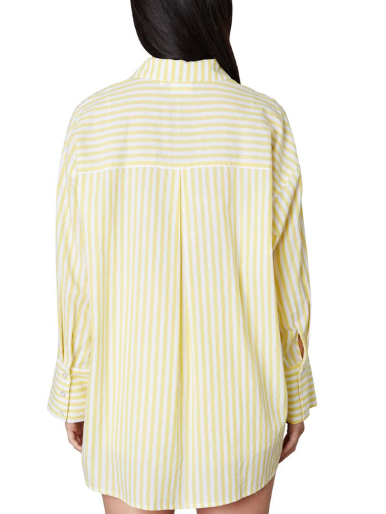 Tony Oversized Shirt in Limoncello Nia