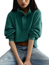 Timeless Pullover in Aqua