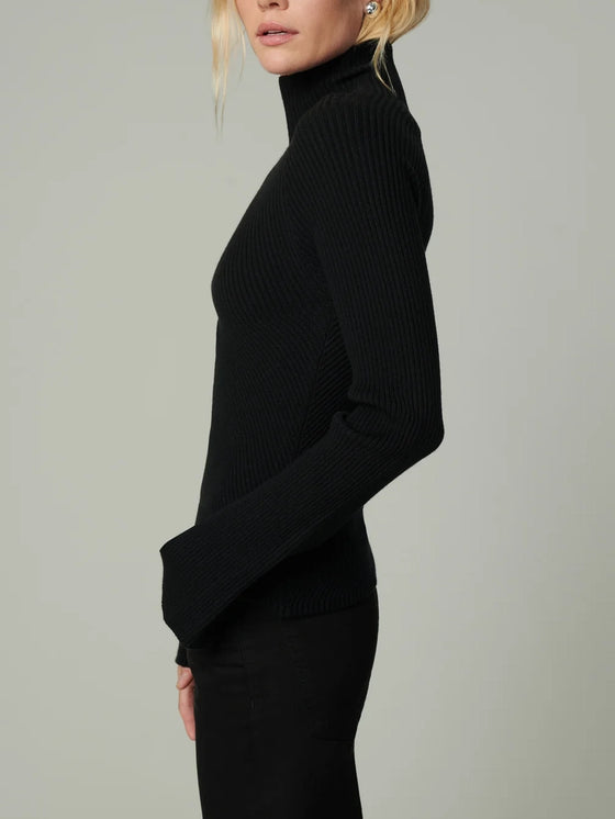 The Palmer Turtleneck in Black