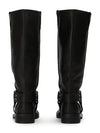 Tony Bianco's Biker Black Wax Boot