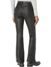 Kut from the Kloth Ana High-Rise Fab Ab Flare Black All Over-Coated