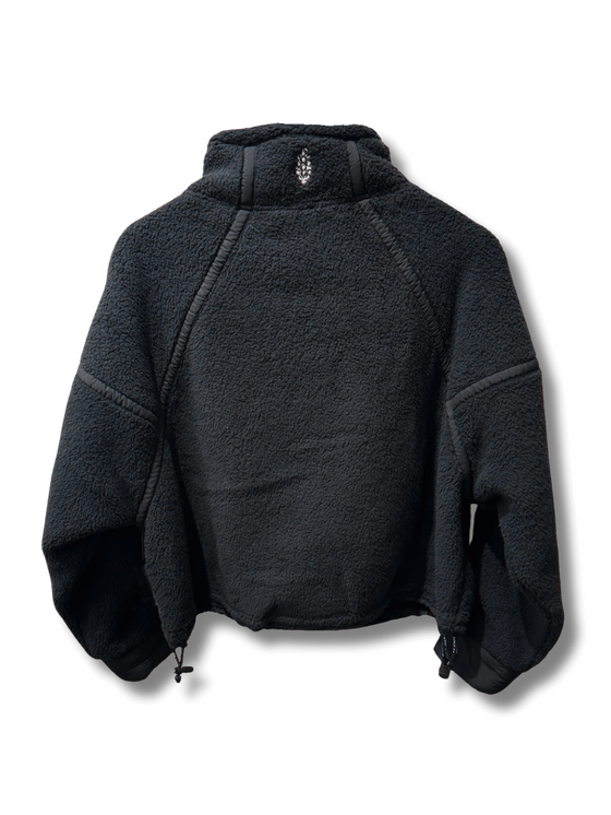 Free People Movement Mountain High 1/2 Zip in Black Black Combo