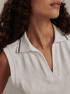 Varley Marit Seamless Polo in White