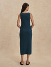 Varley Mikel Knit Dress in Heron Blue