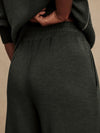 The Extra Wide Leg Pant 32" in Olive Marl