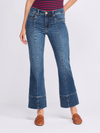 Kut From Kloth's Kelsey High Rise Ankle-Front Seam Flare in Celebrating