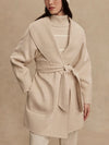 Varley Edgemere Wrap Jacket in Pumice Stone Marl taupe