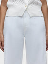 Hudson Jeans Jodie Loose Fit Wide Leg W/Frayed Seams in White