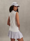 Varley Marit Seamless Polo in White