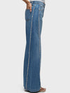 Hudson Jeans Jodie Loose Fit Wide Leg W/Frayed Seams in Unravel