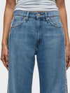 Hudson Jeans Jodie Loose Fit Wide Leg W/Frayed Seams in Unravel