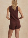 Varley Gideon Knit Tank in Ironwood