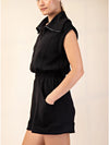 Rae Mode 
Modal Scuba Luxe Sleeveless Romper in Black
