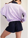 Rae Mode French Terry Playful Set Sweet Lavender Navy