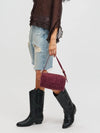 Urban Expressions Rose Shoulder Bag in Wine
