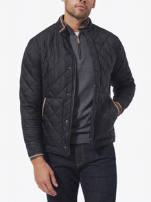  Mizzen + Main Belmont Jacket in Black Solid