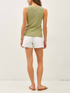 Be Cool's Round Neck Sleeveless Slub Knit Top