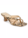 Dolce Vita Brevel Heels in Leopard Raffia