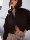 Free People Hit the slopes jacket in black