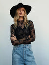 Free People Lady Lux Layering Top in Black