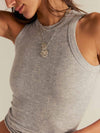 Free People Intimately So Soft Seamless Modal Tank in Heather Gray