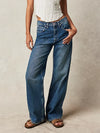 Free People We The Free Tinsley Baggy High-Rise Jeans in Hazey Blue