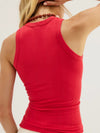 Free People Intimately So Soft Seamless Modal Tank in Atlas Red