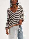 Free People Portland Pullover in Seaweed Shell