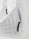 Free People FP Movement Quilted Carryall in OPtic White