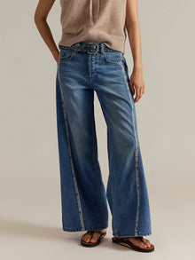  We the Free On The Edge Wide Leg in Tipping Point Free People