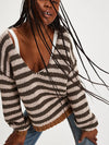 Free People Portland Pullover in Seaweed Shell