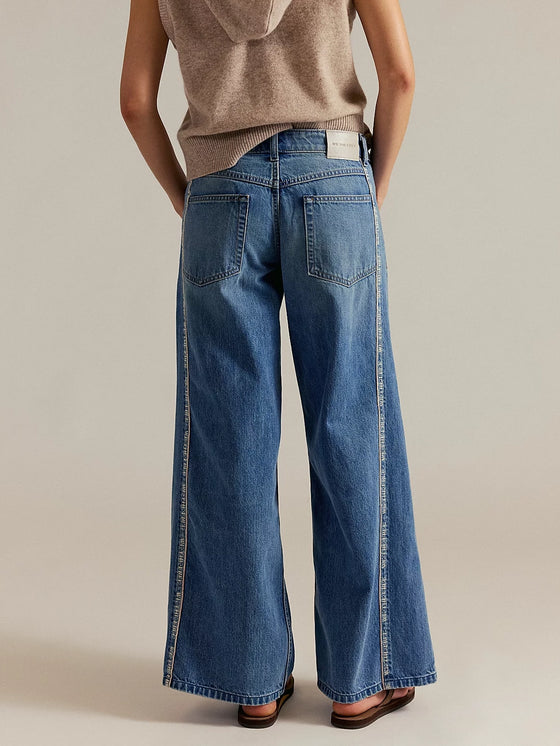Free People We the Free On The Edge Wide Leg in Tipping Point 