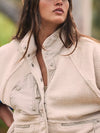 Free People Hit the Slopes Jacket in Muted Beige