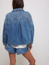 We the Free Opal Swing Denim Jacket in Cowboy Romance