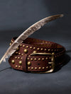 Free People WTF Sola Stud Belt in cognac