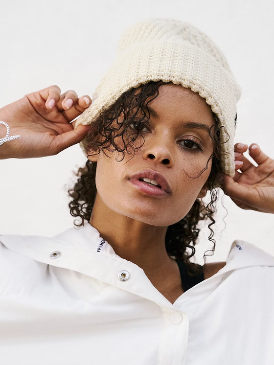 Free People Movement Cool Down Beanie in Winter White
