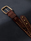 Free People WTF Sola Stud Belt in cognac