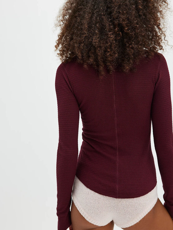 Free People Going Places Cardi in Acai