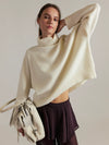Free People Sigma Turtleneck in Coconut Milk cream turtleneck