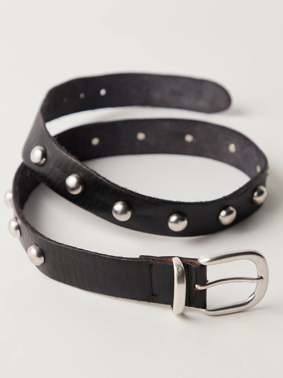 Free People Rhodes Stud Belt in Black
