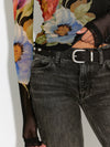 Free People Lilly Printed Longsleeve in Black Combo