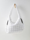 Free People FP Movement Quilted Carryall in OPtic White