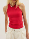 Free People Intimately So Soft Seamless Modal Tank in Atlas Red
