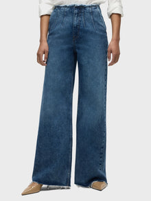  Hudson Jeans James High-Rise Darted Wide Leg in Mallorca