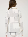 The Workshop Stuido's Geo Pattern Collared Long Sleeve Button Down Shirt