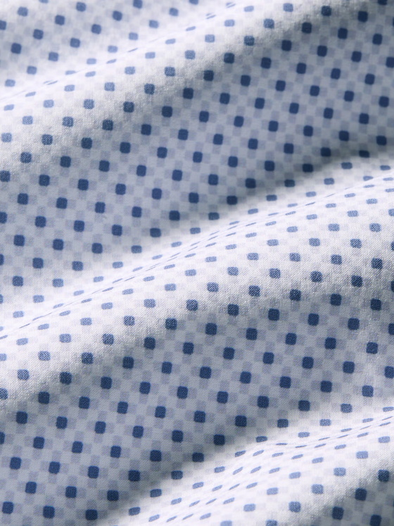 Mizzen+Main Leeward Short Sleeve Dress Shirt in Lilac Stacked Hatch