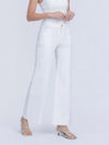 Vervet Optic White - High Rise Stacked Waistband Wide